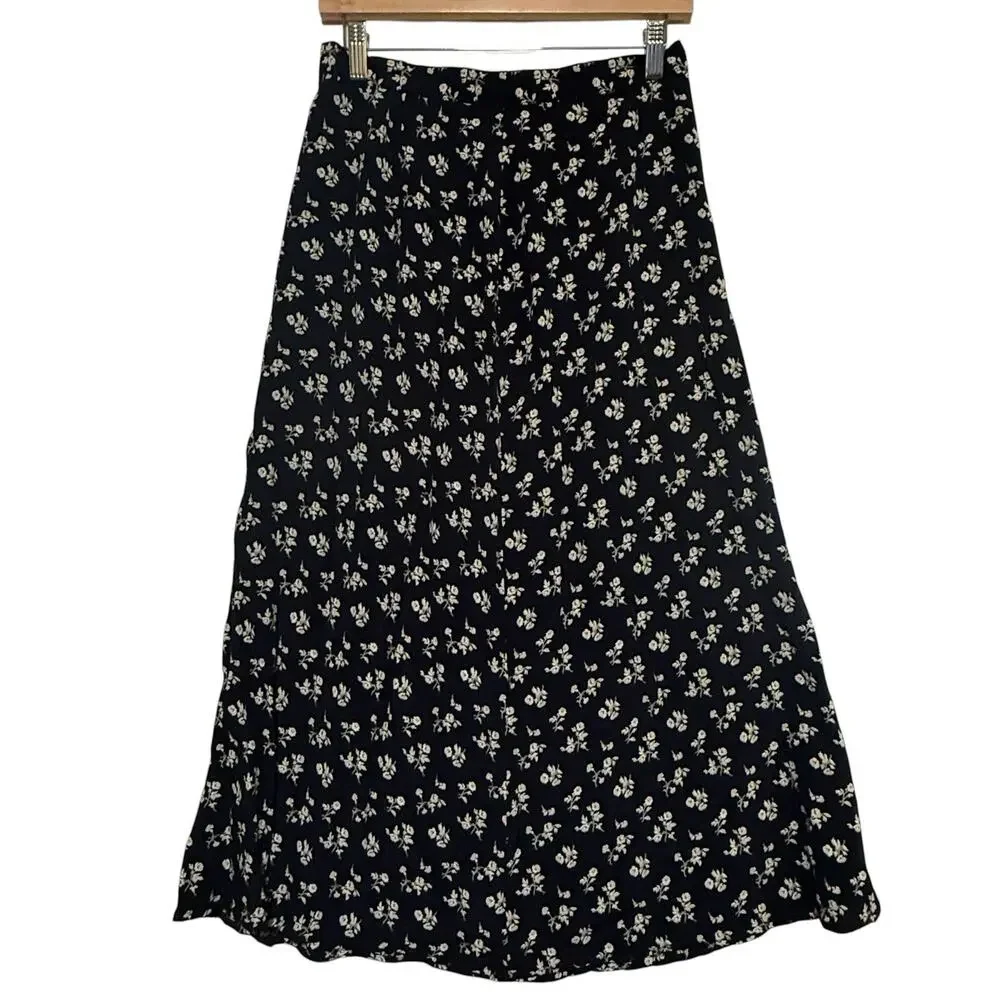 Y2K GAP Floral Print Maxi Skirt SIZE 10 / 28